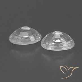 Shop natural 1.66ct Blanc clair Zircon gems, ovale, from Cambodge at GemSelect. In stock, global shipping!