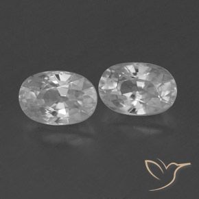 Shop natural 1.72ct Blanc clair Zircon gems, ovale, from Cambodge at GemSelect. In stock, global shipping!