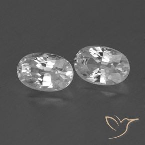 Shop natural 1.66ct Blanc clair Zircon gems, ovale, from Cambodge at GemSelect. In stock, global shipping!