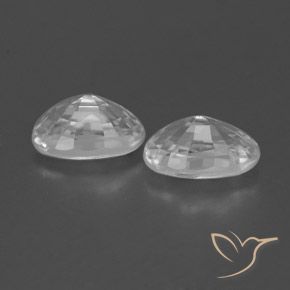 Shop natural 1.66ct Blanc clair Zircon gems, ovale, from Cambodge at GemSelect. In stock, global shipping!