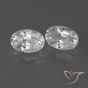 Shop natural 1.63ct Blanc clair Zircon gems, ovale, from Cambodge at GemSelect. In stock, global shipping!