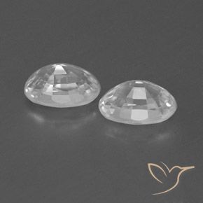 Shop natural 1.63ct Blanc clair Zircon gems, ovale, from Cambodge at GemSelect. In stock, global shipping!