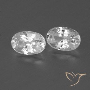 Shop natural 1.67ct Blanc clair Zircon gems, ovale, from Cambodge at GemSelect. In stock, global shipping!