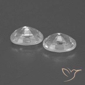 Shop natural 1.67ct Blanc clair Zircon gems, ovale, from Cambodge at GemSelect. In stock, global shipping!