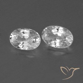 Shop natural 1.59ct Blanc clair Zircon gems, ovale, from Cambodge at GemSelect. In stock, global shipping!