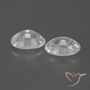 Shop natural 1.59ct Blanc clair Zircon gems, ovale, from Cambodge at GemSelect. In stock, global shipping!