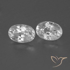 Shop natural 1.77ct Blanc clair Zircon gems, ovale, from Cambodge at GemSelect. In stock, global shipping!