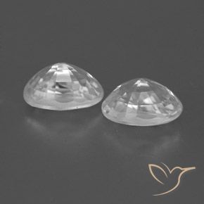 Shop natural 1.77ct Blanc clair Zircon gems, ovale, from Cambodge at GemSelect. In stock, global shipping!