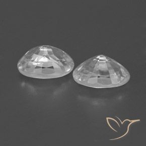 Shop natural 1.66ct Blanc clair Zircon gems, ovale, from Cambodge at GemSelect. In stock, global shipping!