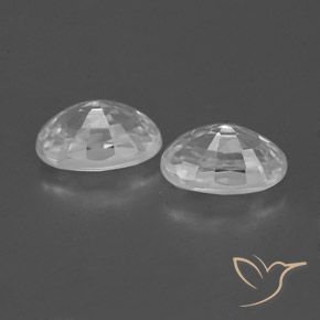 Shop natural 1.75ct Blanc clair Zircon gems, ovale, from Cambodge at GemSelect. In stock, global shipping!