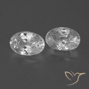 Shop natural 1.70ct Blanc clair Zircon gems, ovale, from Cambodge at GemSelect. In stock, global shipping!