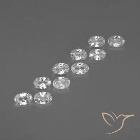 Shop natural 7.24ct Blanc clair Zircon gems, ovale, from Cambodge at GemSelect. In stock, global shipping!