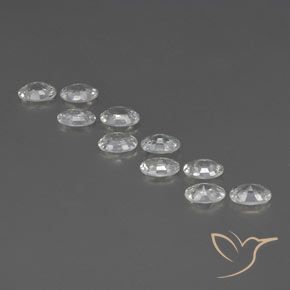 Shop natural 6.52ct Blanc clair Zircon gems, ovale, from Cambodge at GemSelect. In stock, global shipping!