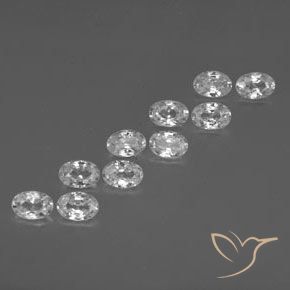 Shop natural 6.88ct Blanc Zircon gems, ovale, from Cambodge at GemSelect. In stock, global shipping!