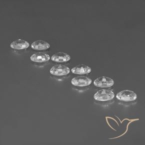 Shop natural 7.44ct Blanc clair Zircon gems, ovale, from Cambodge at GemSelect. In stock, global shipping!