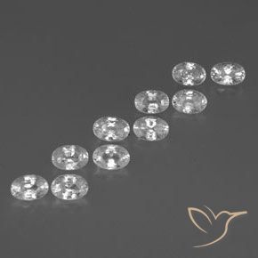 Shop natural 7.86ct Blanc clair Zircon gems, ovale, from Cambodge at GemSelect. In stock, global shipping!
