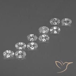 Shop natural 7.39ct Blanc clair Zircon gems, ovale, from Cambodge at GemSelect. In stock, global shipping!