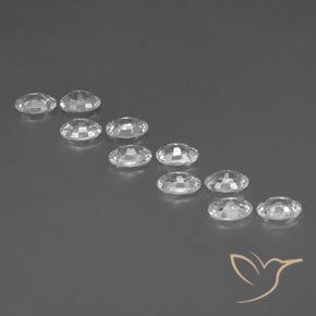 Shop natural 6.81ct Blanc clair Zircon gems, ovale, from Cambodge at GemSelect. In stock, global shipping!