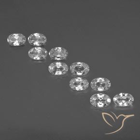 Shop natural 6.96ct Blanc clair Zircon gems, ovale, from Cambodge at GemSelect. In stock, global shipping!