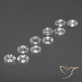 Shop natural 6.96ct Blanc clair Zircon gems, ovale, from Cambodge at GemSelect. In stock, global shipping!