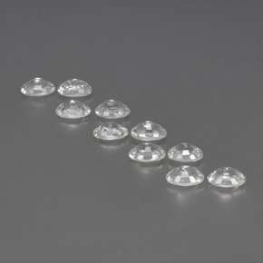 Achetez naturel 7,65ct blanc zircon gems, coupe ovale, en provenance cambodge chez gemselect. en stock, livraison internationale!