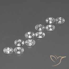 Shop natural 7.92ct Blanc Zircon gems, ovale, from Cambodge at GemSelect. In stock, global shipping!