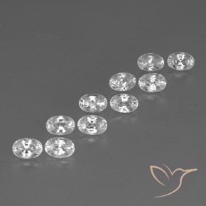 Shop natural 8.29ct Blanc Zircon gems, ovale, from Cambodge at GemSelect. In stock, global shipping!