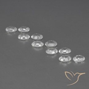 Shop natural 7.04ct Blanc Zircon gems, ovale, from Cambodge at GemSelect. In stock, global shipping!