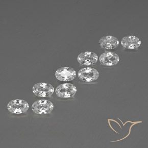 Shop natural 7.41ct Blanc Zircon gems, ovale, from Cambodge at GemSelect. In stock, global shipping!