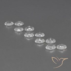 Shop natural 7.41ct Blanc Zircon gems, ovale, from Cambodge at GemSelect. In stock, global shipping!