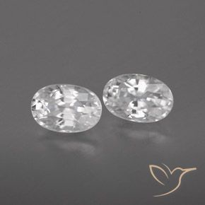 Shop natural 1.79ct Blanc Zircon gems, ovale, from Cambodge at GemSelect. In stock, global shipping!