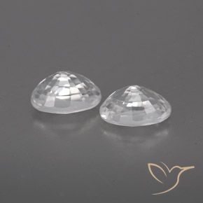 Shop natural 1.79ct Blanc Zircon gems, ovale, from Cambodge at GemSelect. In stock, global shipping!