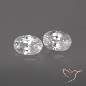 Shop natural 1.67ct Blanc Zircon gems, ovale, from Cambodge at GemSelect. In stock, global shipping!