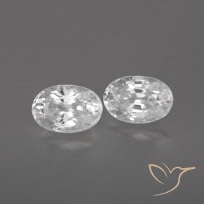 Shop natural 1.67ct Blanc Zircon gems, ovale, from Cambodge at GemSelect. In stock, global shipping!