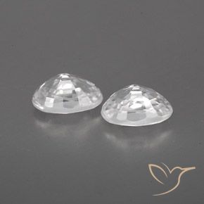 Shop natural 1.67ct Blanc Zircon gems, ovale, from Cambodge at GemSelect. In stock, global shipping!