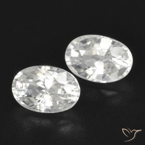 Shop natural 1.66ct Blanc Zircon gems, ovale, from Cambodge at GemSelect. In stock, global shipping!