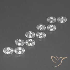 Shop natural 8.11ct Blanc Zircon gems, ovale, from Cambodge at GemSelect. In stock, global shipping!