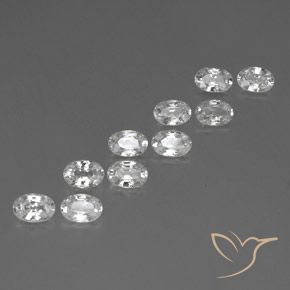Shop natural 6.80ct Blanc Zircon gems, ovale, from Cambodge at GemSelect. In stock, global shipping!