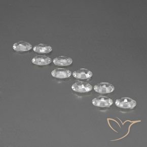 Shop natural 6.63ct Blanc Zircon gems, ovale, from Cambodge at GemSelect. In stock, global shipping!