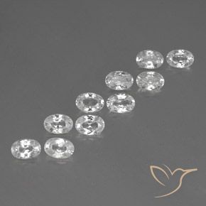 Shop natural 7.45ct Blanc Zircon gems, ovale, from Cambodge at GemSelect. In stock, global shipping!