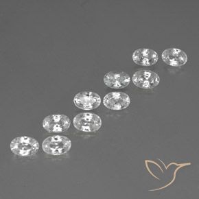 Shop natural 7.78ct Blanc Zircon gems, ovale, from Cambodge at GemSelect. In stock, global shipping!