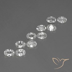 Shop natural 6.54ct Blanc Zircon gems, ovale, from Cambodge at GemSelect. In stock, global shipping!