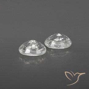 Shop natural 1.71ct Blanc Zircon gems, ovale, from Cambodge at GemSelect. In stock, global shipping!