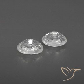 Shop natural 1.74ct Blanc Zircon gems, ovale, from Cambodge at GemSelect. In stock, global shipping!