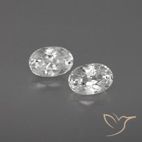 Shop natural 1.67ct Blanc Zircon gems, ovale, from Cambodge at GemSelect. In stock, global shipping!