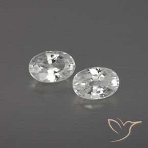 Shop natural 1.68ct Blanc Zircon gems, ovale, from Cambodge at GemSelect. In stock, global shipping!