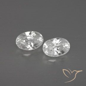 Shop natural 1.78ct Blanc Zircon gems, ovale, from Cambodge at GemSelect. In stock, global shipping!