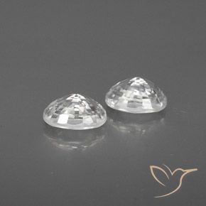 Shop natural 1.78ct Blanc Zircon gems, ovale, from Cambodge at GemSelect. In stock, global shipping!