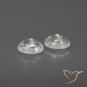 Shop natural 1.75ct Blanc Zircon gems, ovale, from Cambodge at GemSelect. In stock, global shipping!