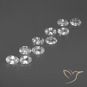 Shop natural 7.10ct Blanc Zircon gems, ovale, from Cambodge at GemSelect. In stock, global shipping!